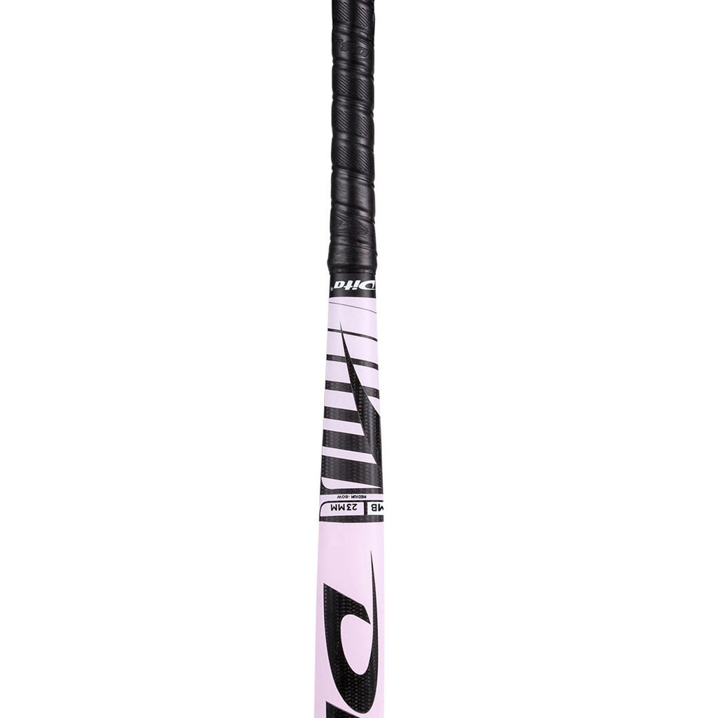 Feldhockeyschläger - FiberTecC40 Mid Bow 40 % Carbon rosa